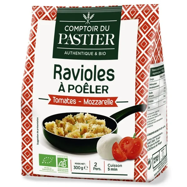 Ravioles à poêler tomate mozza 300g