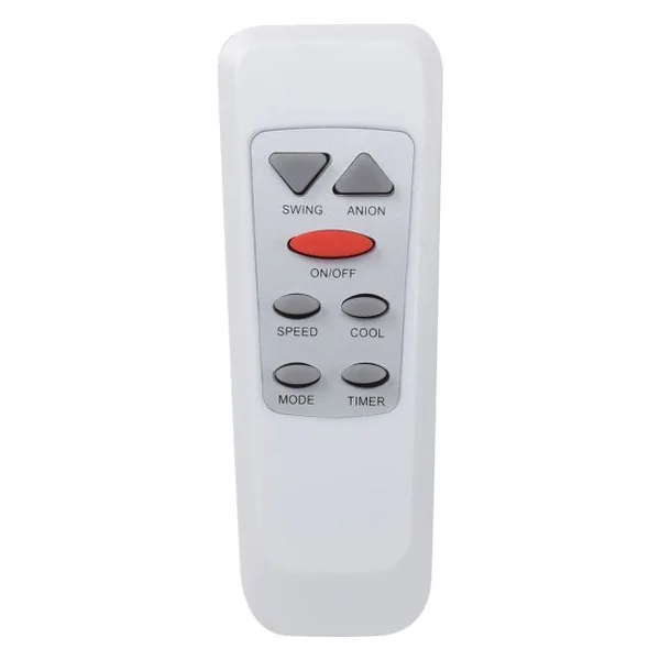 Refroidisseur d’Air 75W Portable avec Télécommande Ecran LCD 3 Vitesses Minuterie 8h Réservoir d'Eau 6L 32x25x57cm