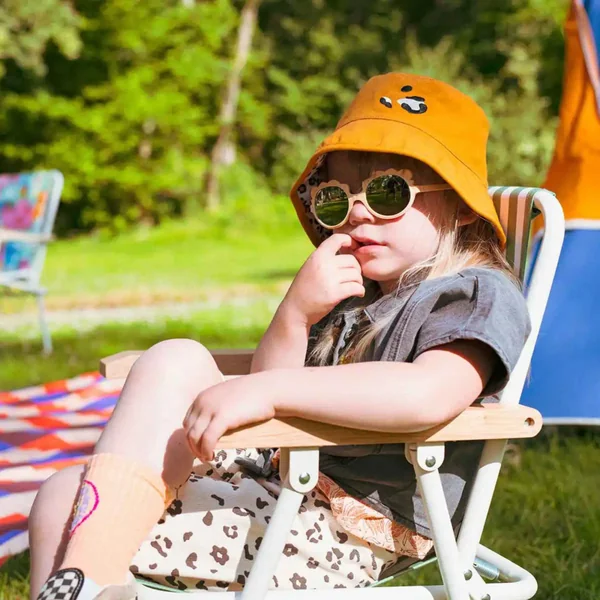 Reversible children's bucket hat upf50+ cotton