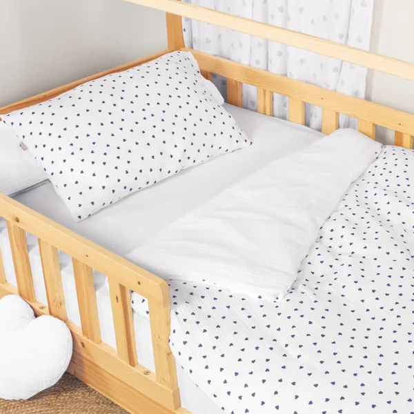 Reversible cotton gauze bedding set, Lovio