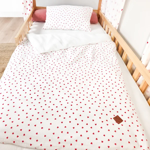 Reversible double cotton gauze duvet cover Lovio
