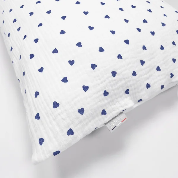 Reversible double-gauze cotton pillowcase, Lovio