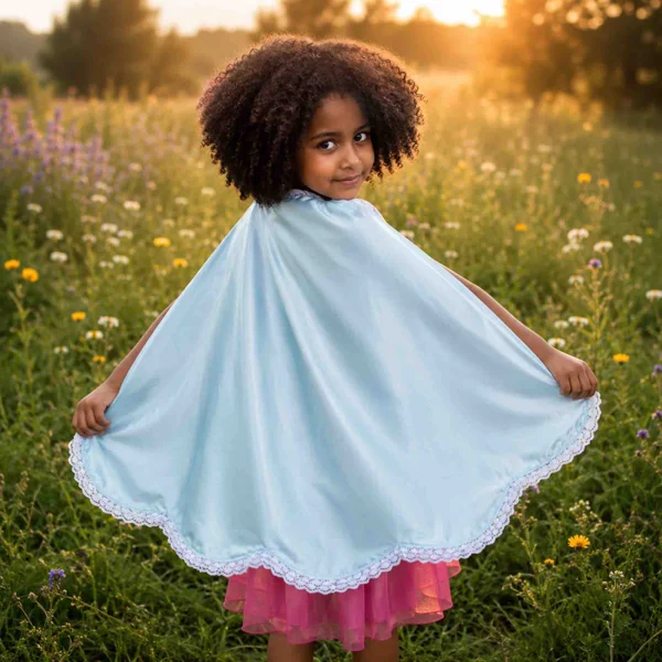 Reversible princess colouring cape