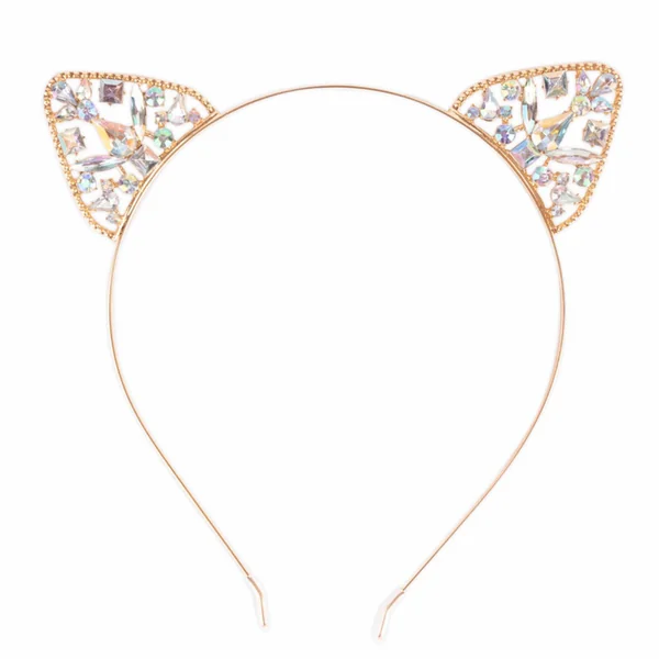 Rhinestone cat headband