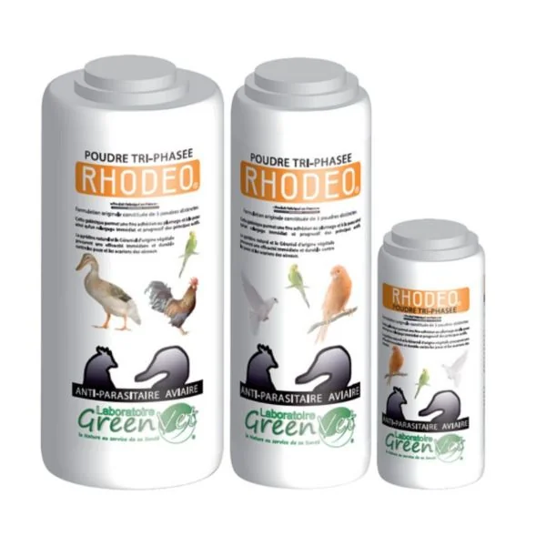 RHODEO L.A Anti-Parasitaire Aviaire 500g - Poudre Tri-Phasée