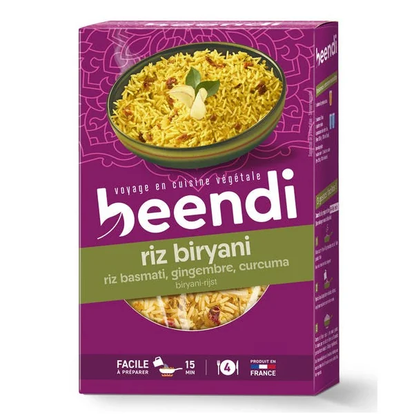 Riz basmati sauté gingembre curcuma 250g