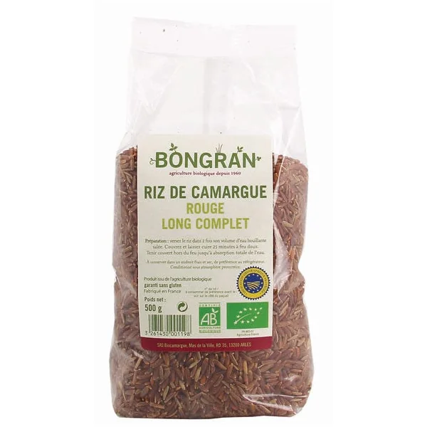 Riz de camargue rouge long complet 500g