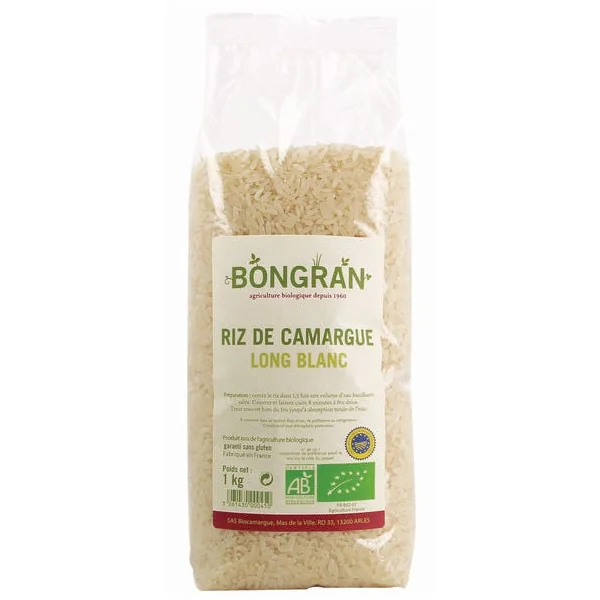 Riz long blanc Camargue 1kg