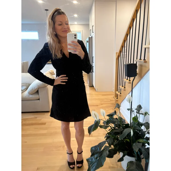 Robe ALEXANDRA - noir diamant