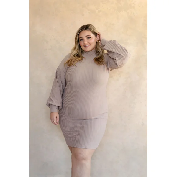 Robe ALINE - taupe