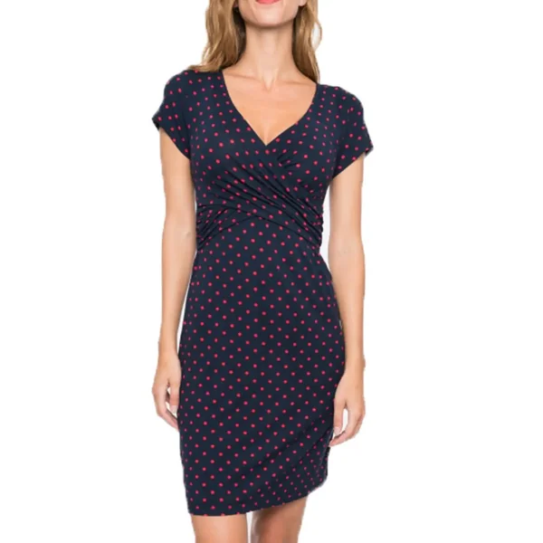 Robe Allaitement à Pois