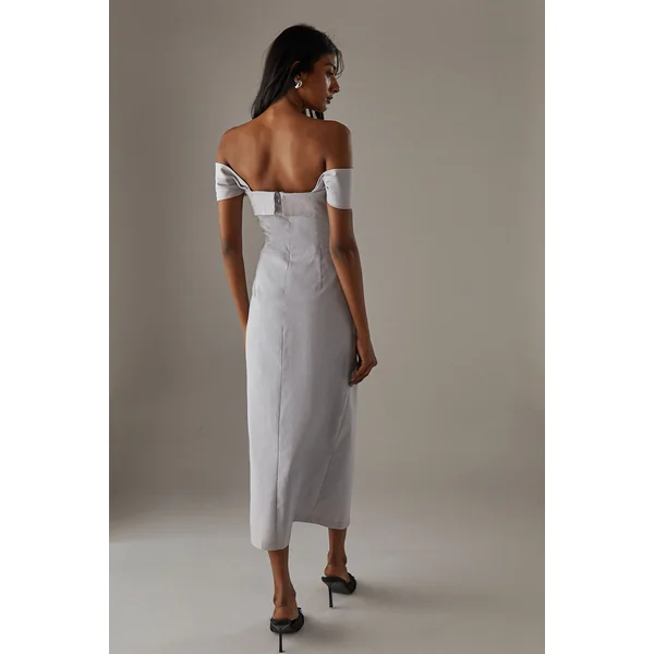 Robe Colonne Bandeau Torsadé