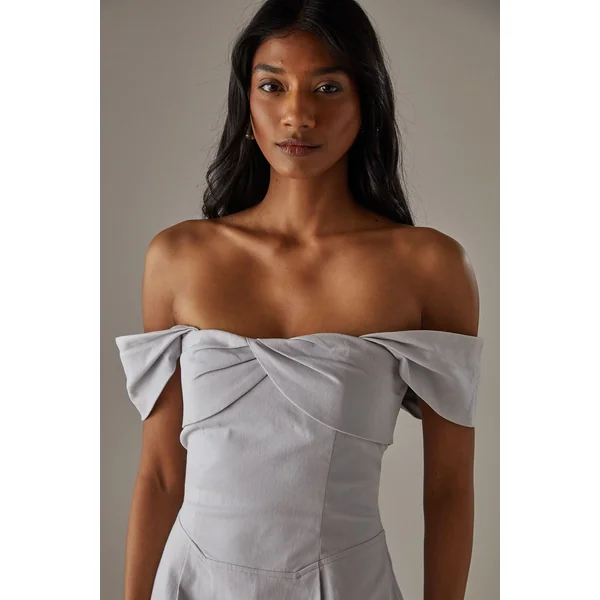 Robe Colonne Bandeau Torsadé