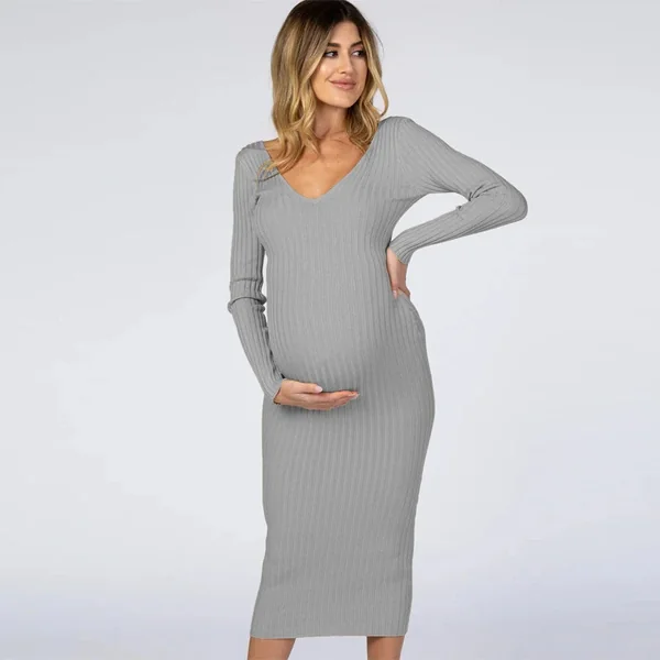 Robe Cotelée Grossesse
