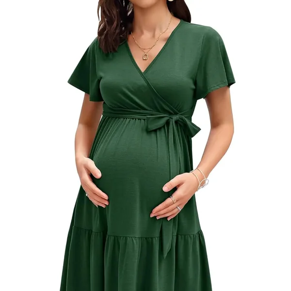 Robe Courte de Grossesse Ample