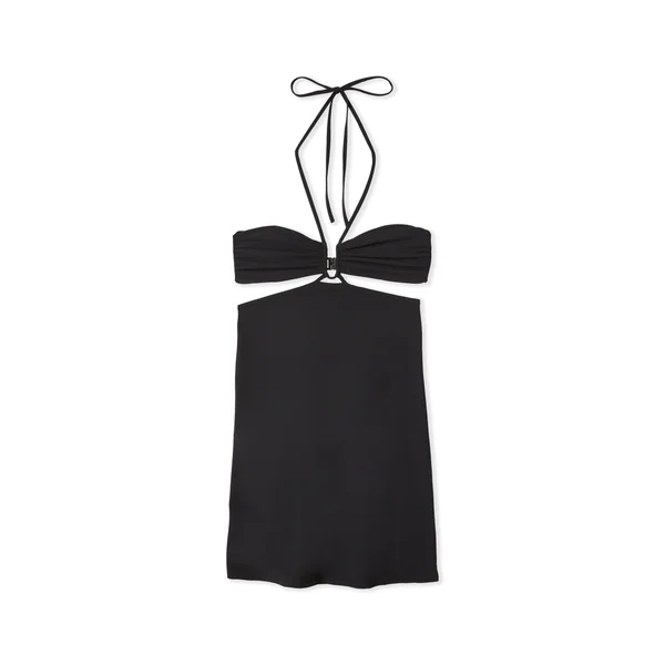 Robe courte à bretelles