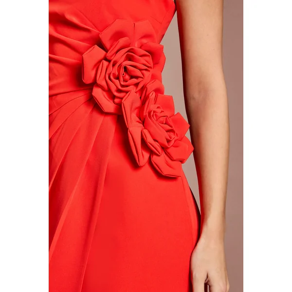 Robe Crayon Plissée À Corsage