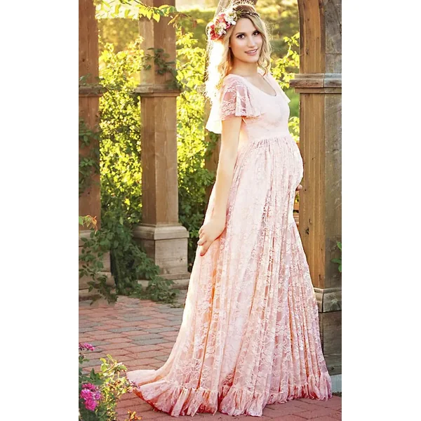 Robe Cérémonie Dentelle Grossesse