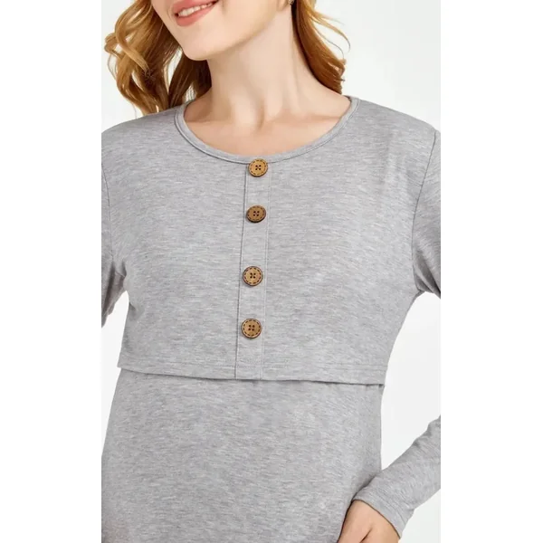 Robe D’Allaitement Grise