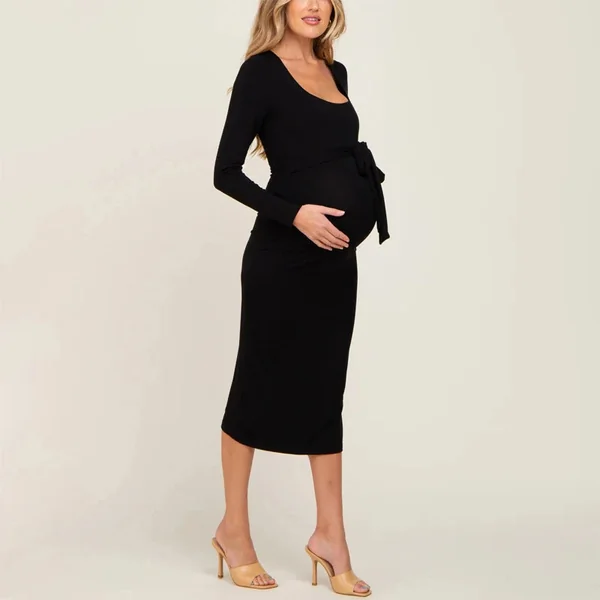Robe de Grossesse Avec Nœud