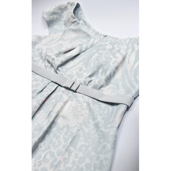 Robe de grossesse cérémonie tissée au fil d'argent