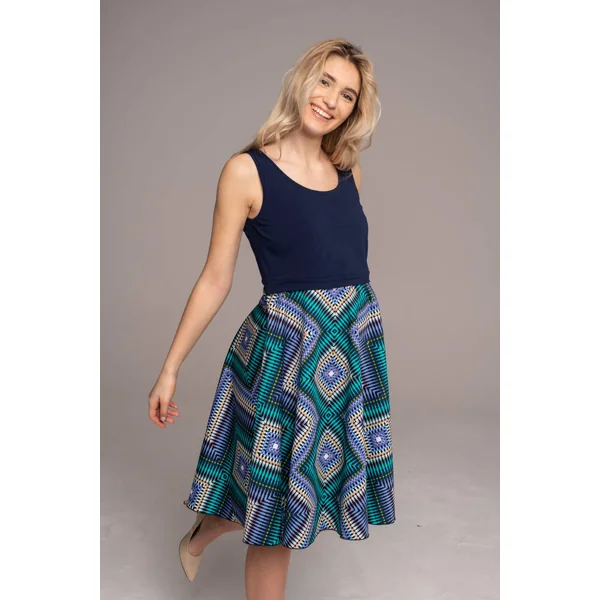 Robe de grossesse et allaitement en coton oeko-tex Emily