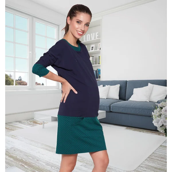 Robe de grossesse et d'allaitement Andrea - Reste XL