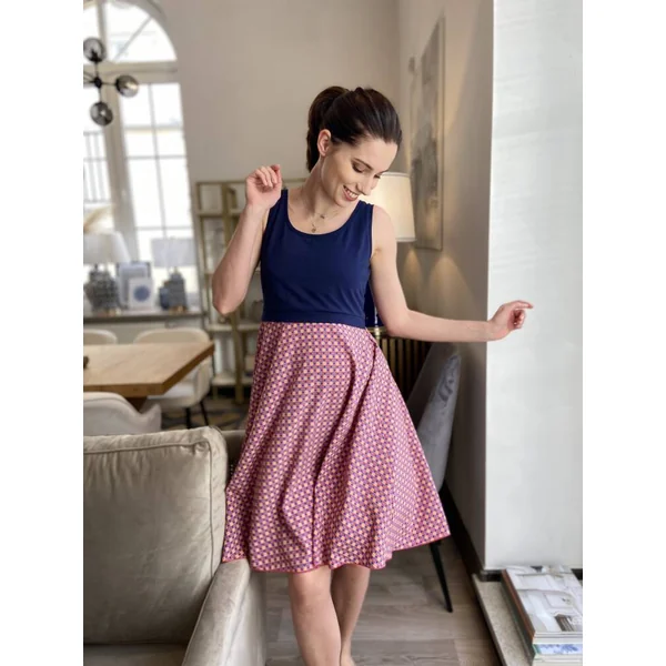 Robe de grossesse et d'allaitement débardeur Silvia - Reste 1L