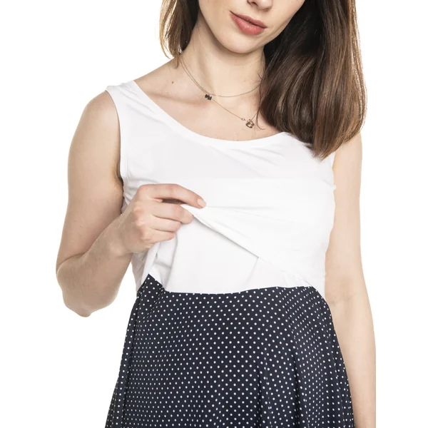 Robe de grossesse et d'allaitement débardeur Silvia - Reste 1L
