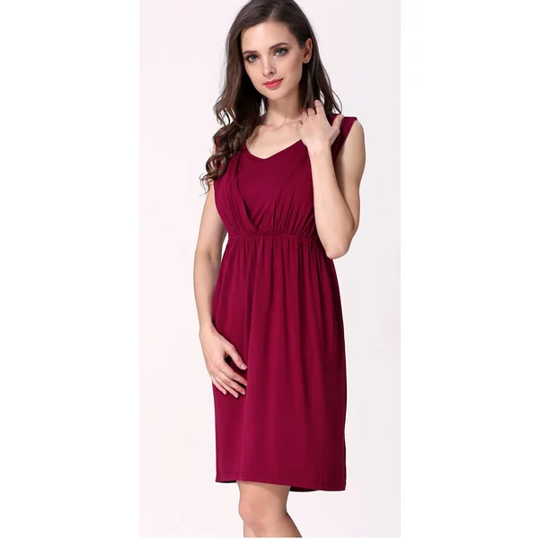 Robe de grossesse et d'allaitement en coton doux - Reste 38