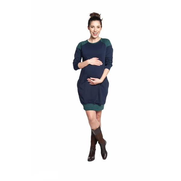 Robe de grossesse et d'allaitement Sportissima en coton - Reste L