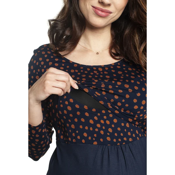 Robe de grossesse et d'allaitement Tilla - VEGAN - Reste 1XL