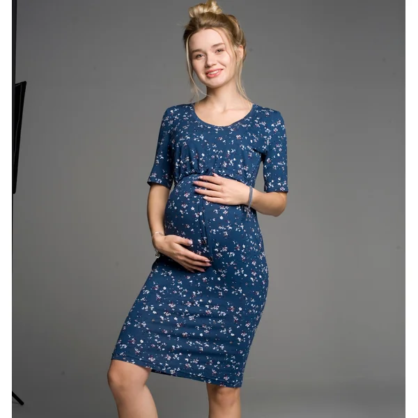 Robe de grossesse et d'allaitement Yona - VEGAN - Reste XL