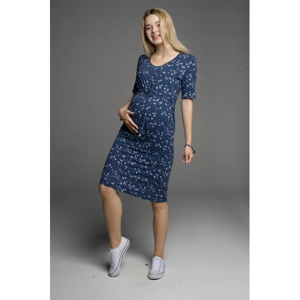 Robe de grossesse et d'allaitement Yona - VEGAN - Reste XL