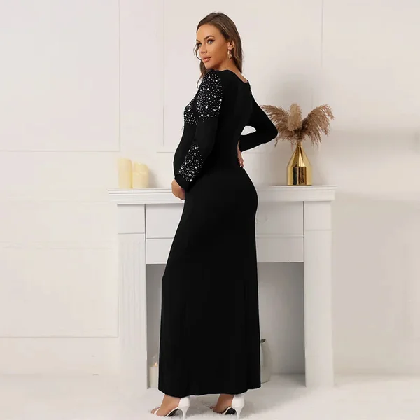 Robe de Grossesse Longue Fendue