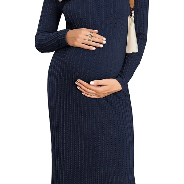 Robe de Grossesse Manche Longue