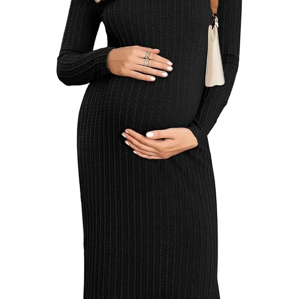 Robe de Grossesse Manche Longue