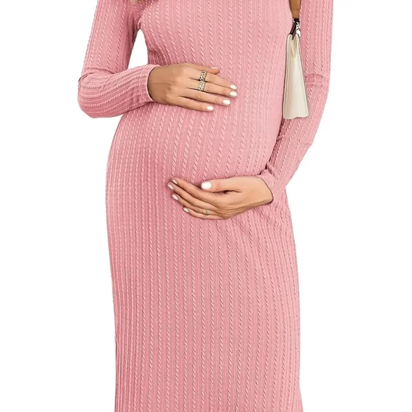 Robe de Grossesse Manche Longue