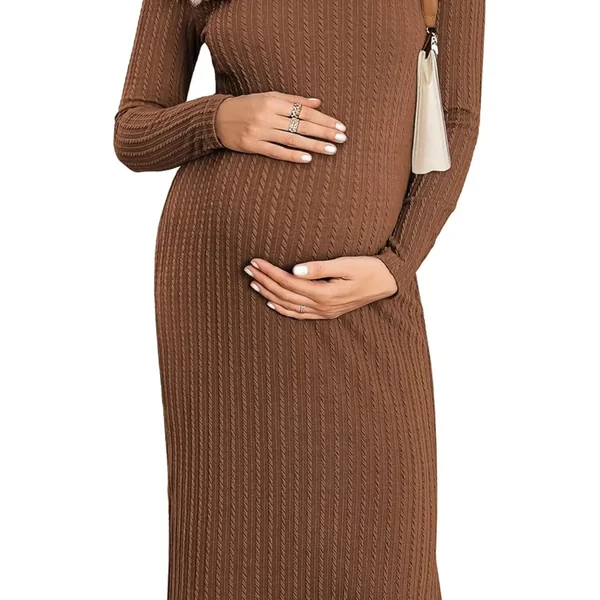 Robe de Grossesse Manche Longue