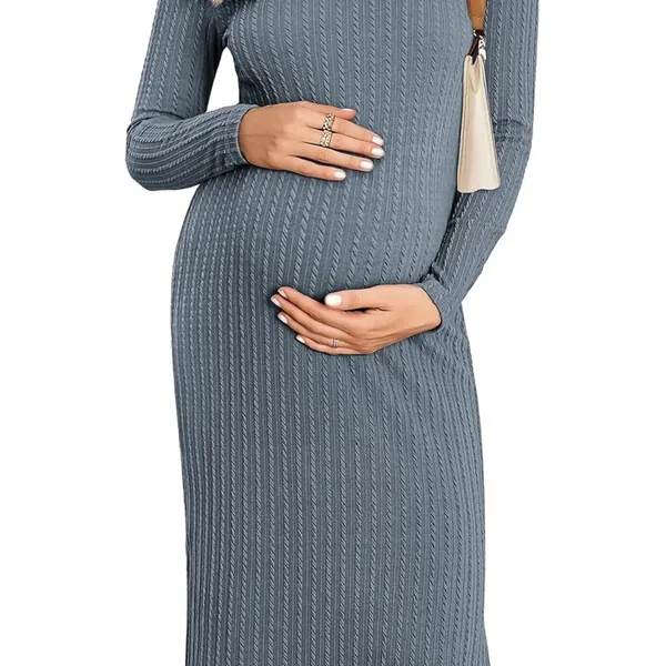 Robe de Grossesse Manche Longue