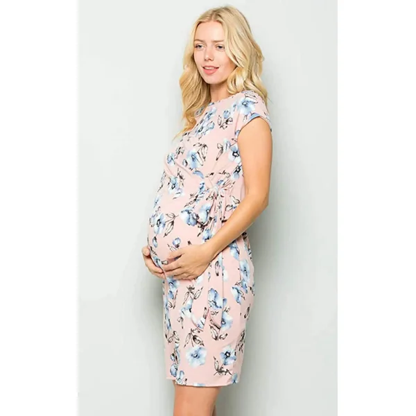 Robe de Grossesse Rose Floral