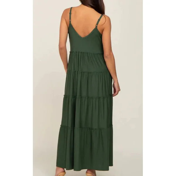 Robe de Grossesse Verte