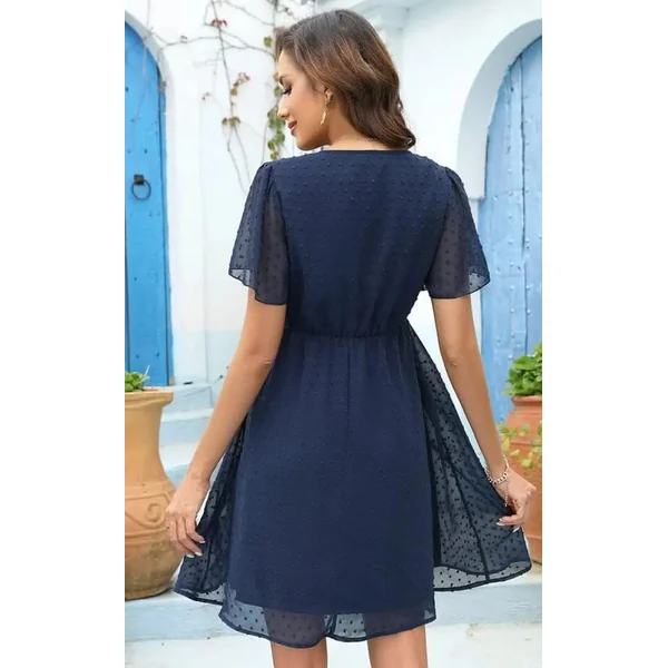 Robe de Grossesse à Pois