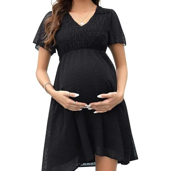 Robe de Grossesse à Pois