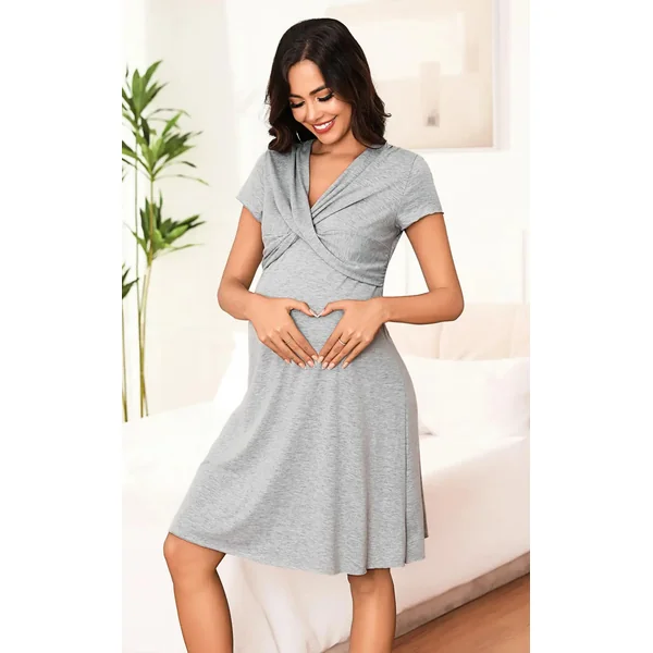 Robe De Nuit Allaitement Uni