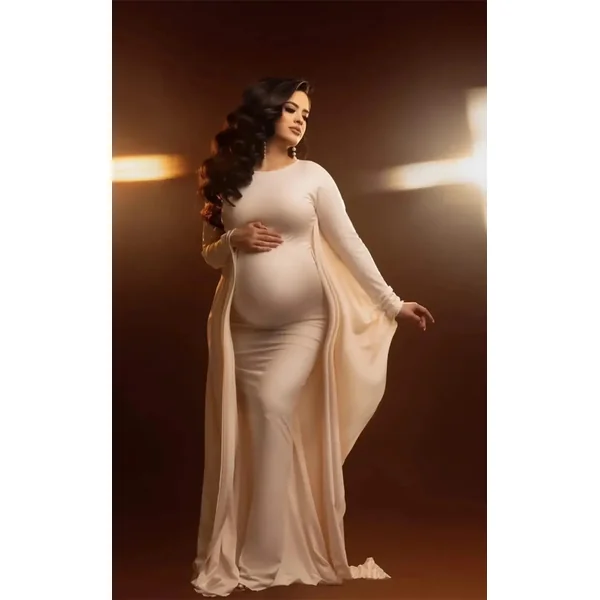 Robe de Soirée Grossesse Chauve Souris