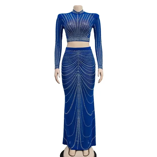 Robe de Soirée Grossesse Cristal
