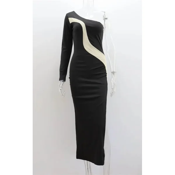 Robe de Soirée Grossesse Sexy à Une Manche
