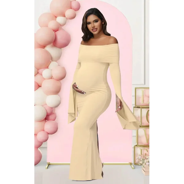 Robe de Soirée Longue Grossesse