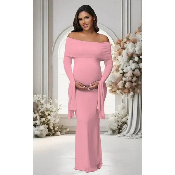 Robe de Soirée Longue Grossesse